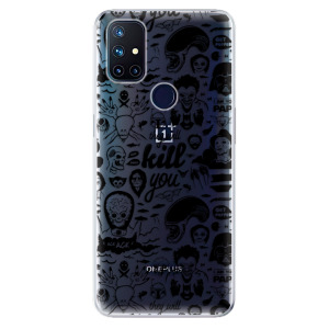 Odolné silikonové pouzdro iSaprio - Comics 01 - black na mobil OnePlus Nord N10 5G
