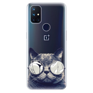 Odolné silikonové pouzdro iSaprio - Crazy Cat 01 na mobil OnePlus Nord N10 5G