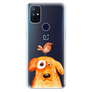 Odolné silikonové pouzdro iSaprio - Dog And Bird na mobil OnePlus Nord N10 5G