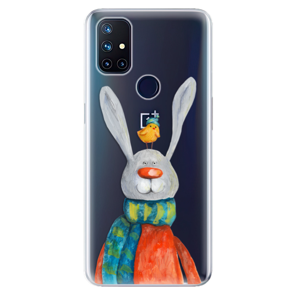 Odolné silikonové pouzdro iSaprio - Rabbit And Bird - OnePlus Nord N10 5G