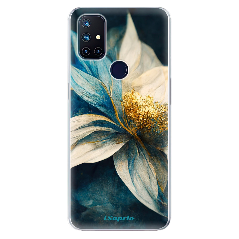 Odolné silikonové pouzdro iSaprio - Blue Petals - OnePlus Nord N10 5G
