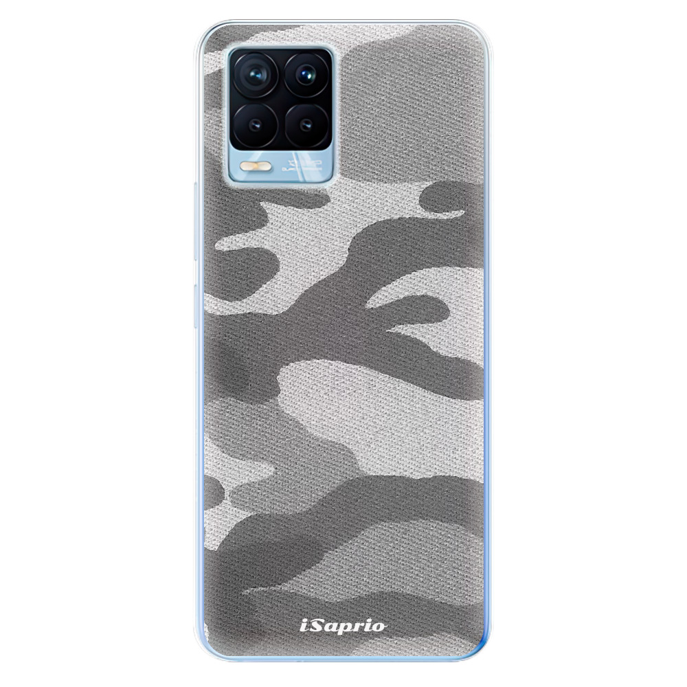 Odolné silikonové pouzdro iSaprio - Gray Camuflage 02 - Realme 8 / 8 Pro