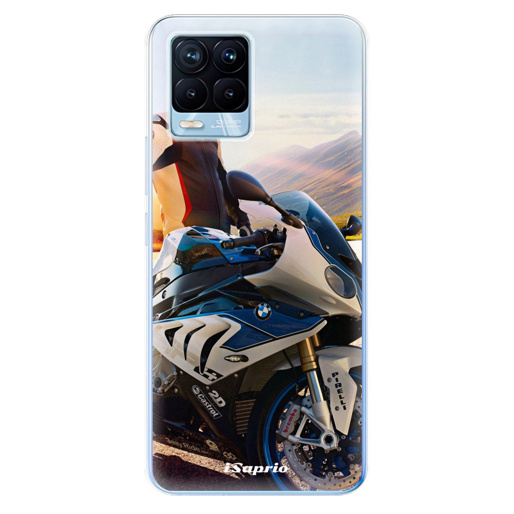 Odolné silikonové pouzdro iSaprio - Motorcycle 10 - Realme 8 / 8 Pro