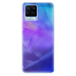 Silikonové pouzdro iSaprio - Realme 8 / Realme 8 Pro - Purple Feathers
