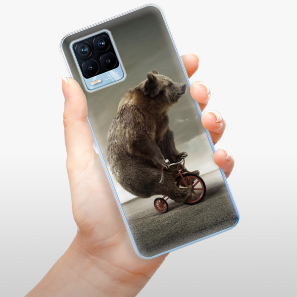 Silikonové pouzdro iSaprio - Realme 8 / Realme 8 Pro - Bear 01