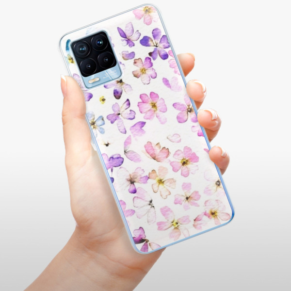 Silikonové pouzdro iSaprio - Realme 8 / Realme 8 Pro - Wildflowers