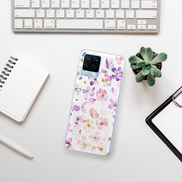 Silikonové pouzdro iSaprio - Realme 8 / Realme 8 Pro - Wildflowers