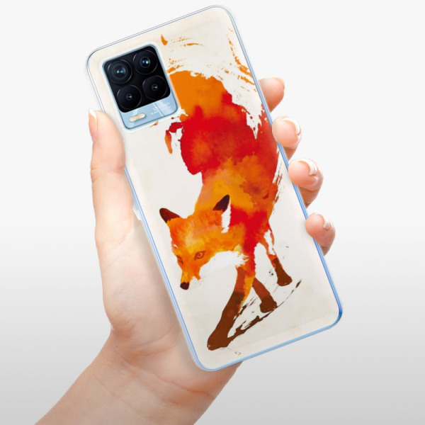 Silikonové pouzdro iSaprio - Realme 8 / Realme 8 Pro - Fast Fox