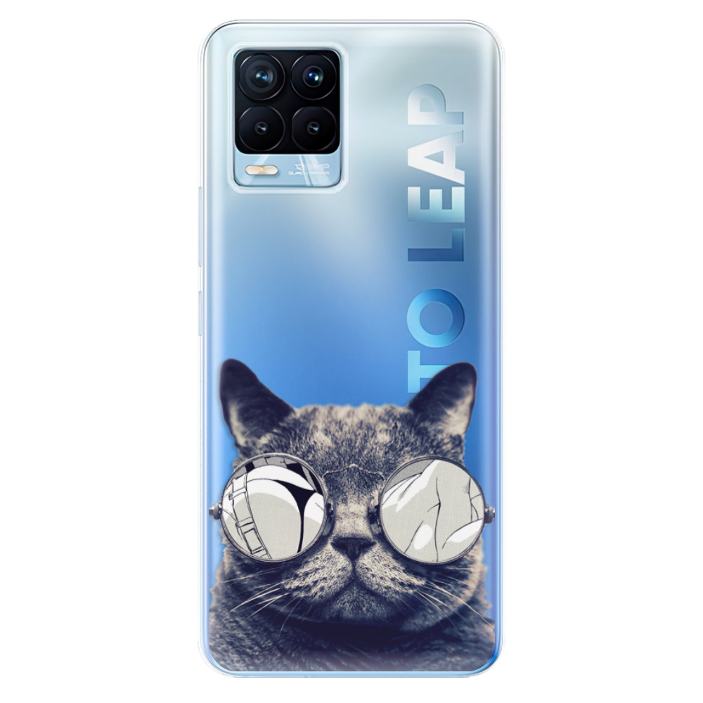 Odolné silikonové pouzdro iSaprio - Crazy Cat 01 - Realme 8 / 8 Pro