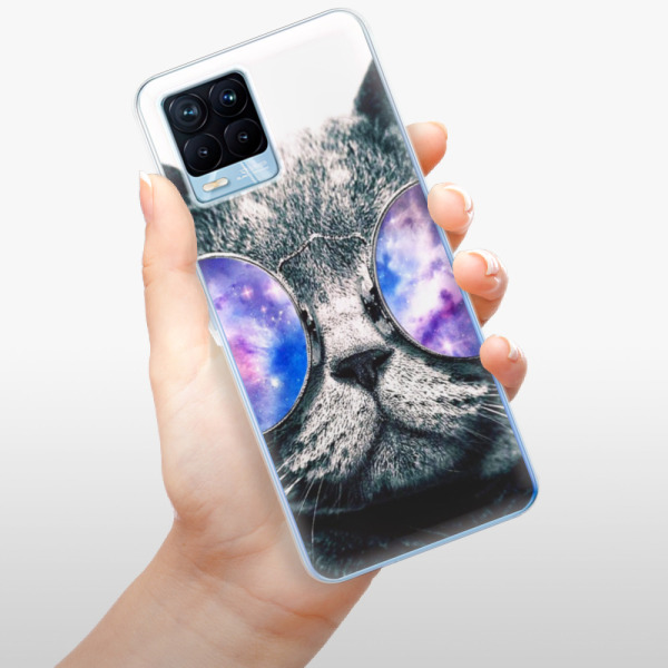 Silikonové pouzdro iSaprio - Realme 8 / Realme 8 Pro - Galaxy Cat