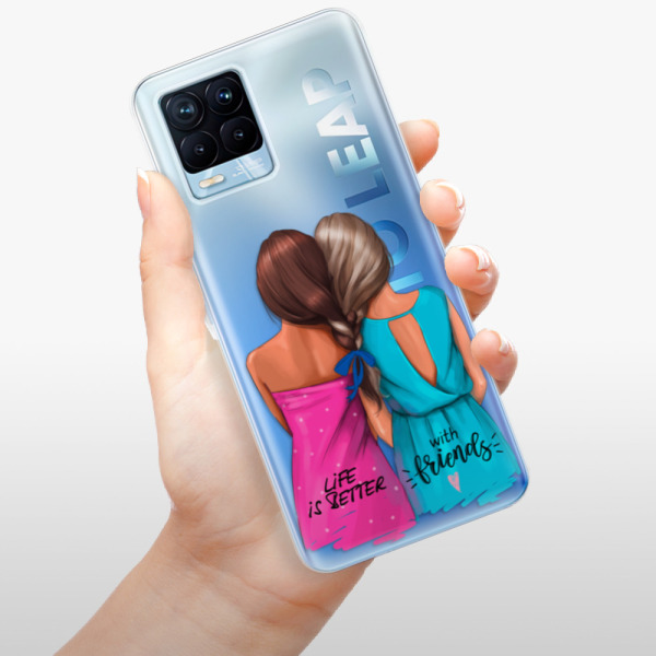 Silikonové pouzdro iSaprio - Realme 8 / Realme 8 Pro - Best Friends