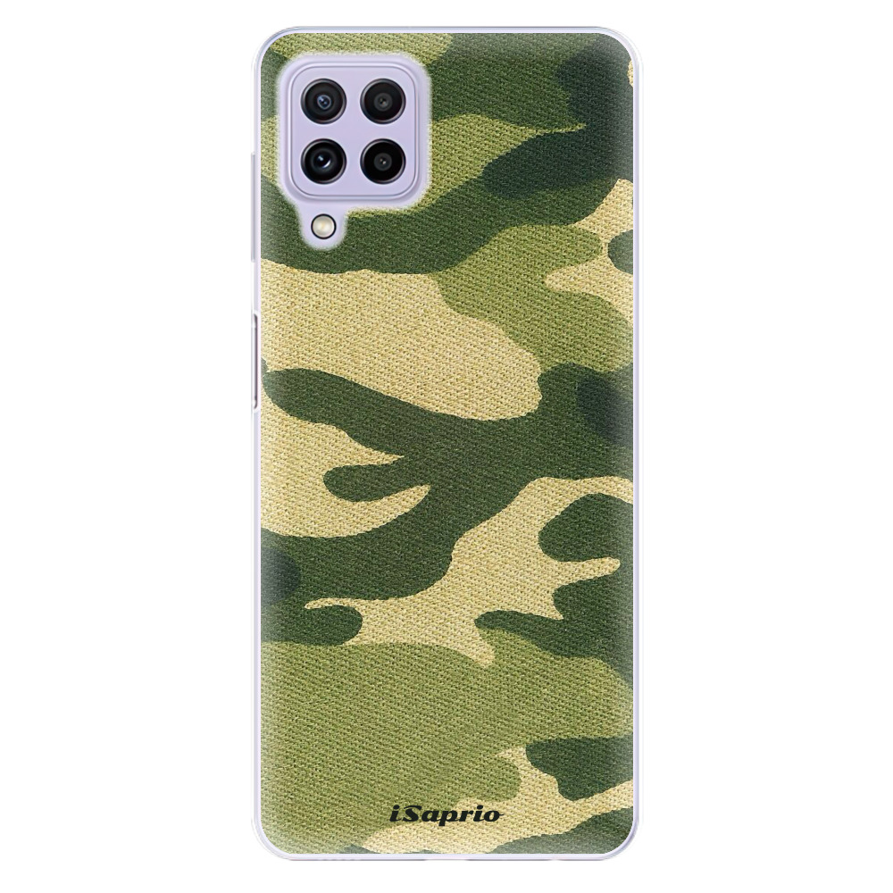 Odolné silikonové pouzdro iSaprio - Green Camuflage 01 - Samsung Galaxy A22