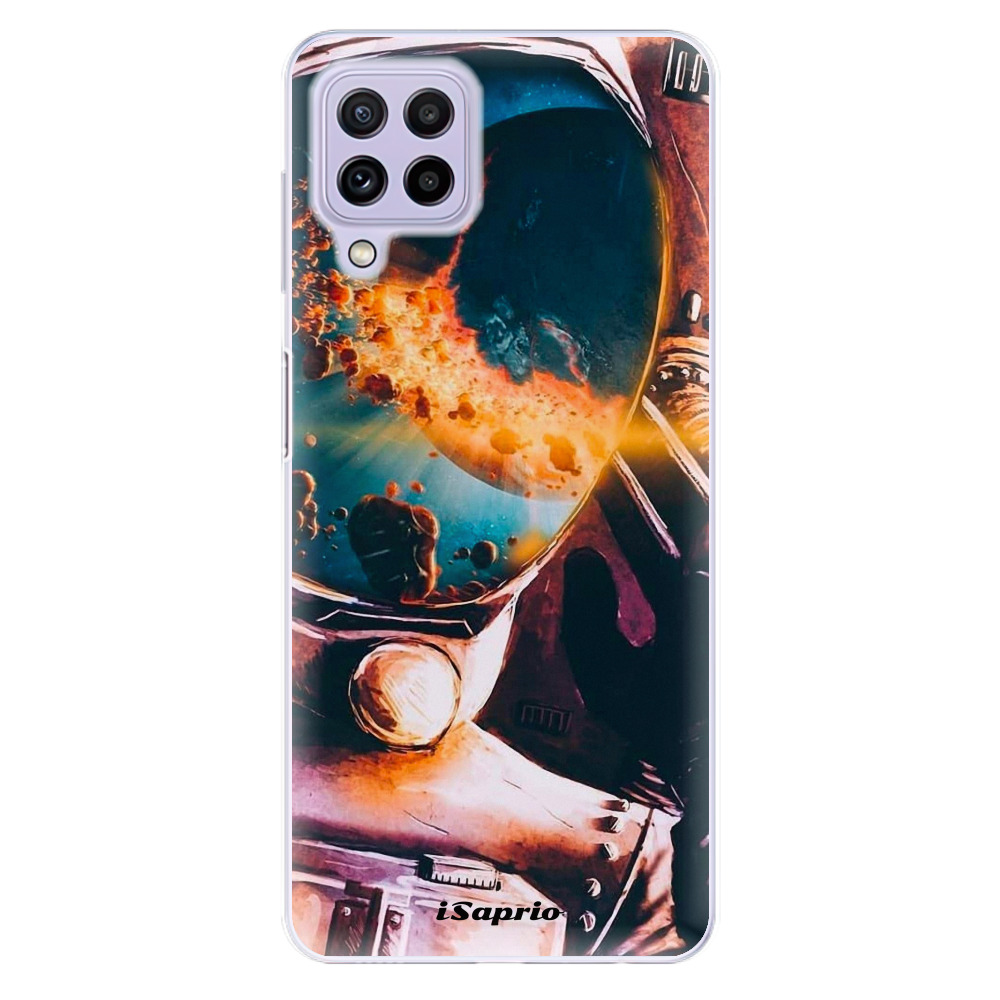 Odolné silikonové pouzdro iSaprio - Astronaut 01 - Samsung Galaxy A22