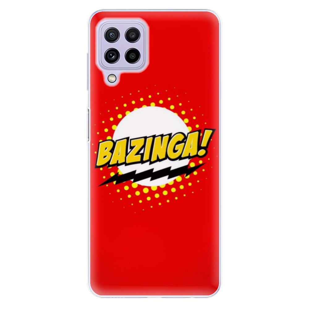 Odolné silikonové pouzdro iSaprio - Bazinga 01 na mobil Samsung Galaxy A22 4G (Odolný silikonový kryt, obal, pouzdro iSaprio - Bazinga 01 na mobilní telefon Samsung Galaxy A22 4G)