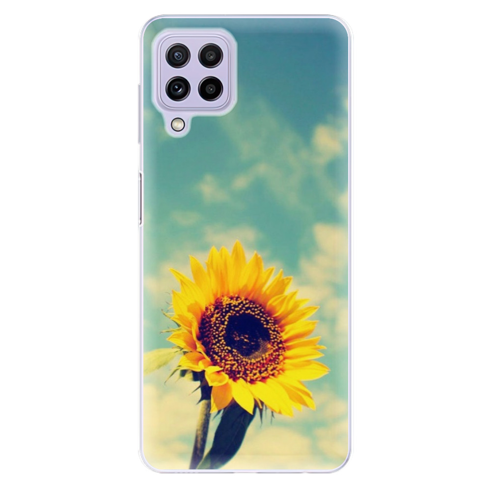 Odolné silikonové pouzdro iSaprio - Sunflower 01 - Samsung Galaxy A22