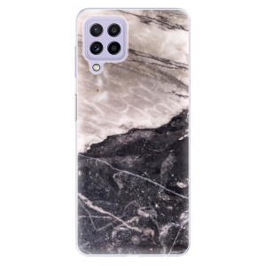 Odolné silikonové pouzdro iSaprio - BW Marble na mobil Samsung Galaxy A22 4G