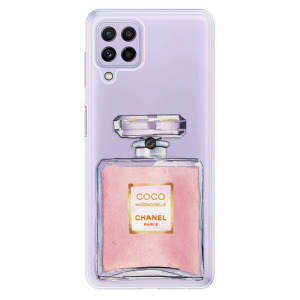 Odolné silikonové pouzdro iSaprio - Chanel Rose na mobil Samsung Galaxy A22 4G - výprodej