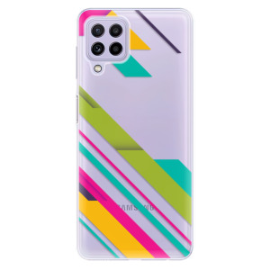 Odolné silikonové pouzdro iSaprio - Color Stripes 03 na mobil Samsung Galaxy A22 4G