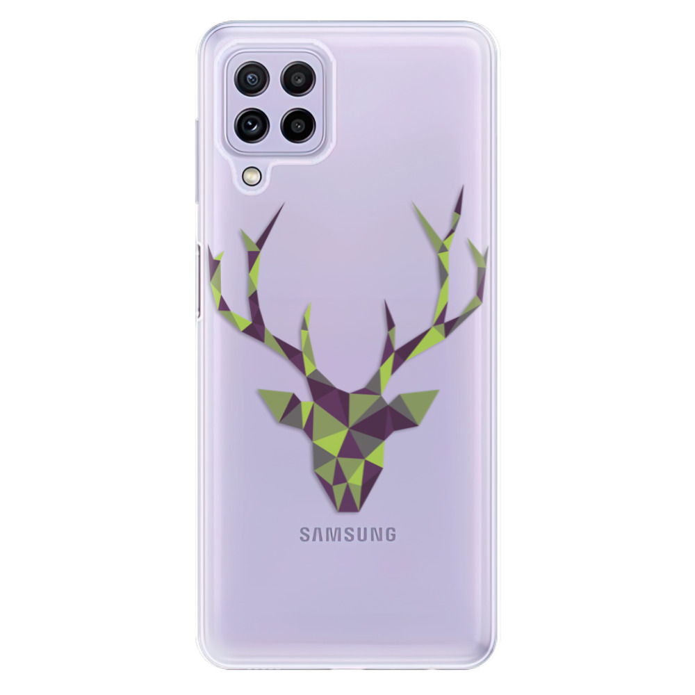 Odolné silikonové pouzdro iSaprio - Deer Green - Samsung Galaxy A22