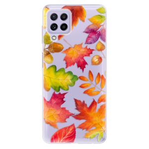 Odolné silikonové pouzdro iSaprio - Autumn Leaves 01 na mobil Samsung Galaxy A22 4G