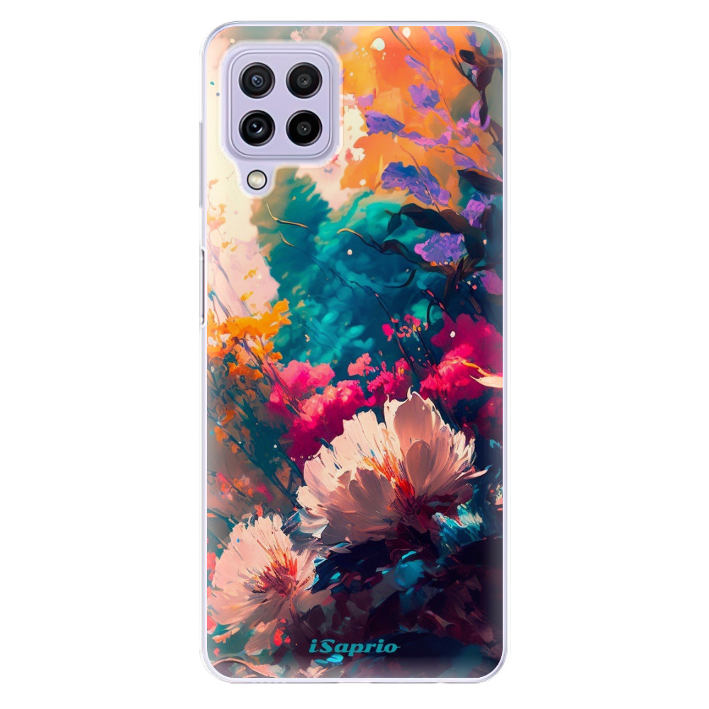 Odolné silikonové pouzdro iSaprio - Flower Design - Samsung Galaxy A22