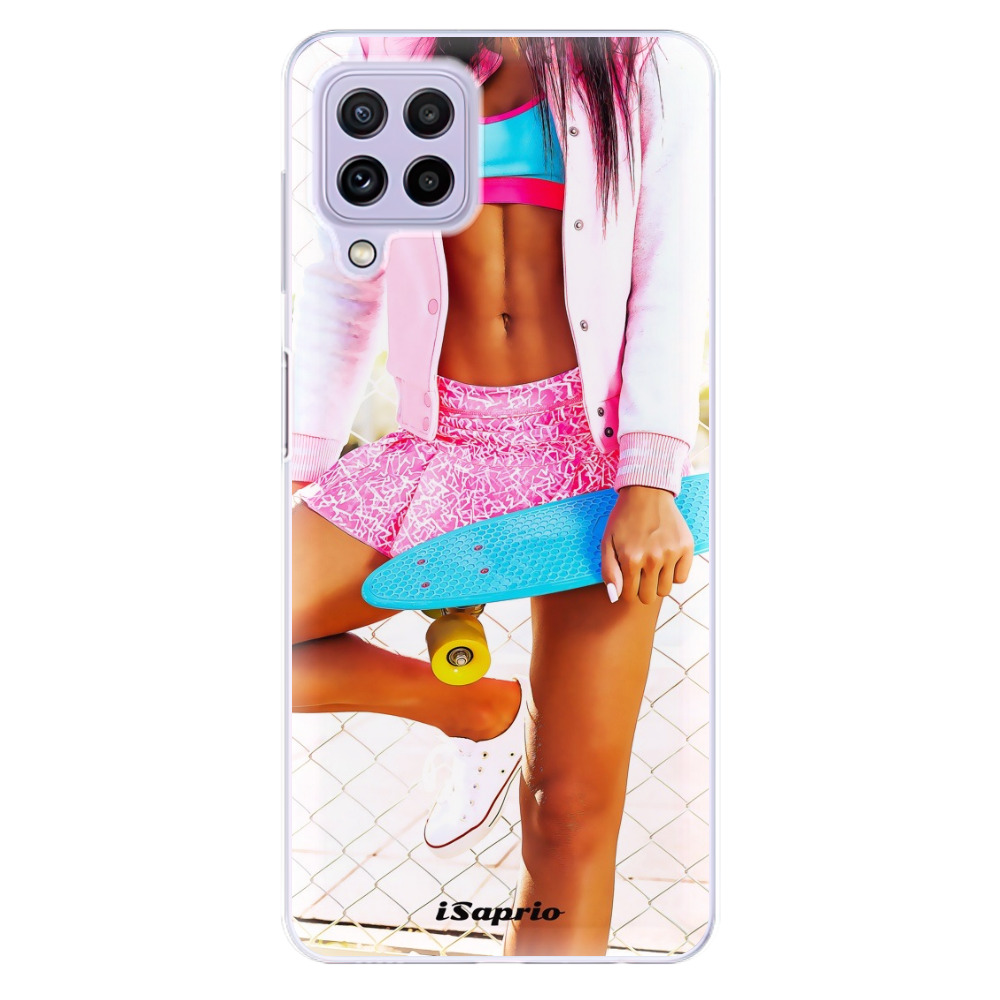 Odolné silikonové pouzdro iSaprio - Skate girl 01 - Samsung Galaxy A22