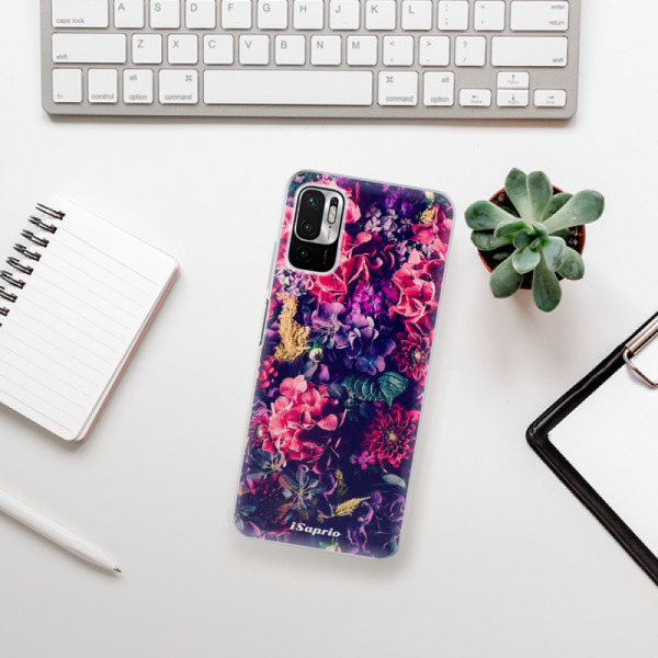 Silikonové pouzdro iSaprio - Xiaomi Redmi Note 10 5G / Xiaomi Poco M3 Pro 5G - Flowers 10