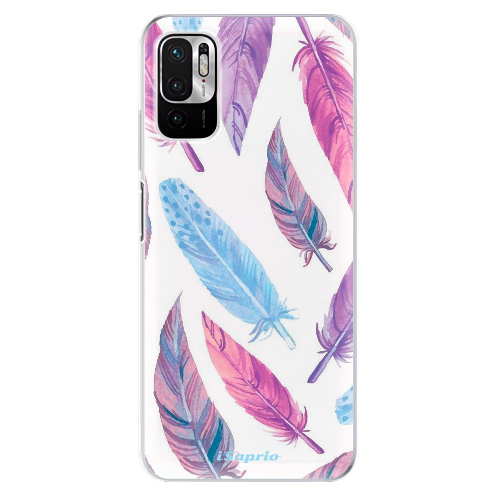 Odolné silikonové pouzdro iSaprio - Feather Pattern 10 - Xiaomi Redmi Note 10 5G