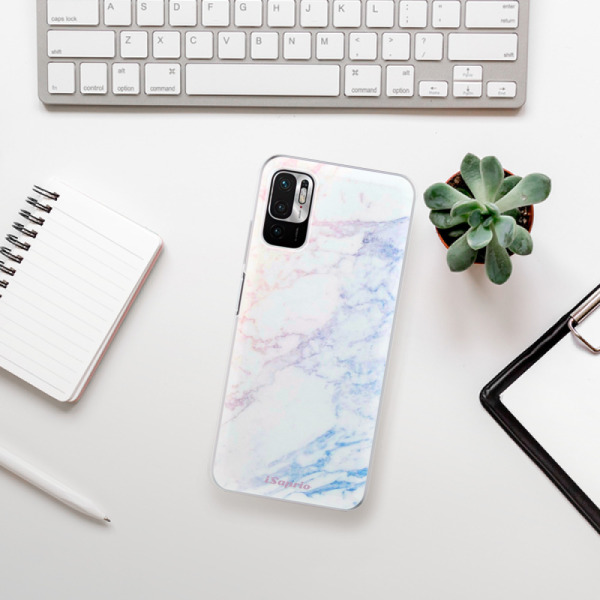 Silikonové pouzdro iSaprio - Xiaomi Redmi Note 10 5G / Xiaomi Poco M3 Pro 5G - Raibow Marble 10