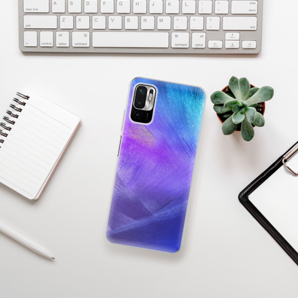 Silikonové pouzdro iSaprio - Xiaomi Redmi Note 10 5G / Xiaomi Poco M3 Pro 5G - Purple Feathers