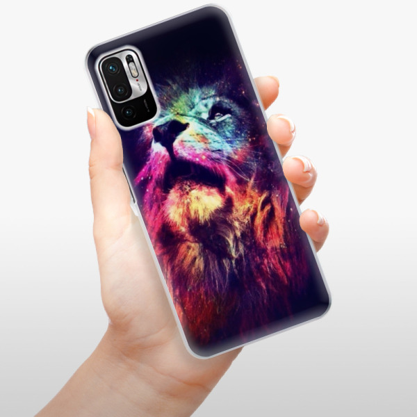 Silikonové pouzdro iSaprio - Xiaomi Redmi Note 10 5G / Xiaomi Poco M3 Pro 5G - Lion in Colors