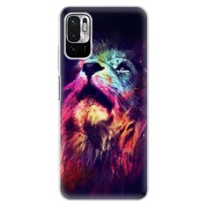 Silikonové pouzdro iSaprio - Xiaomi Redmi Note 10 5G / Xiaomi Poco M3 Pro 5G - Lion in Colors