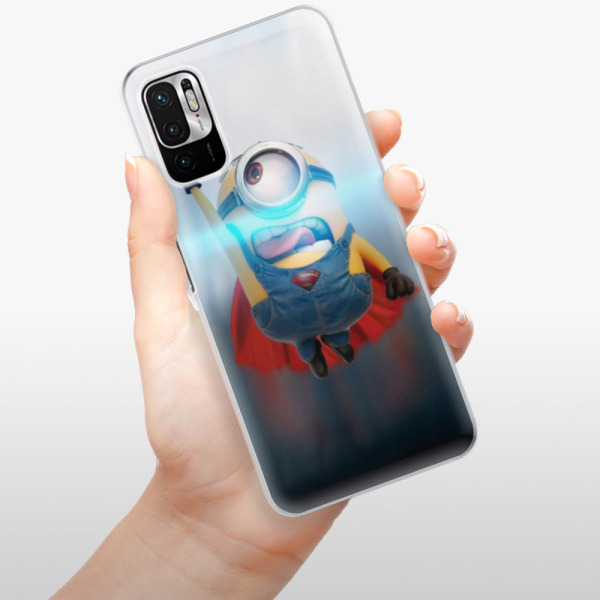 Silikonové pouzdro iSaprio - Xiaomi Redmi Note 10 5G / Xiaomi Poco M3 Pro 5G - Mimons Superman 02