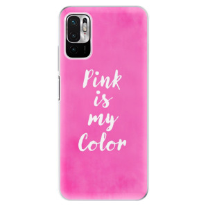 Odolné silikonové pouzdro iSaprio - Pink is my color na mobil Xiaomi Redmi Note 10 5G / Xiaomi Poco M3 Pro 5G - výprodej
