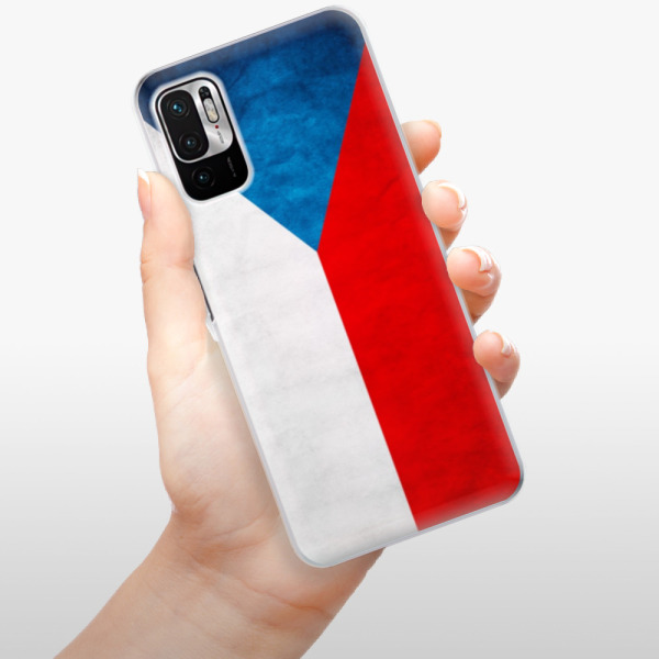 Silikonové pouzdro iSaprio - Xiaomi Redmi Note 10 5G / Xiaomi Poco M3 Pro 5G - Czech Flag