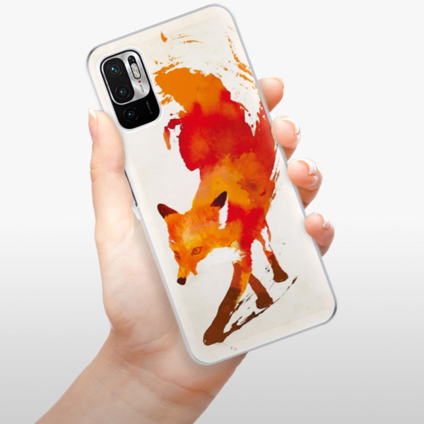 Silikonové pouzdro iSaprio - Xiaomi Redmi Note 10 5G / Xiaomi Poco M3 Pro 5G - Fast Fox