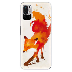 Silikonové pouzdro iSaprio - Xiaomi Redmi Note 10 5G / Xiaomi Poco M3 Pro 5G - Fast Fox