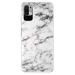 Silikonové pouzdro iSaprio - Xiaomi Redmi Note 10 5G / Xiaomi Poco M3 Pro 5G - White Marble 01