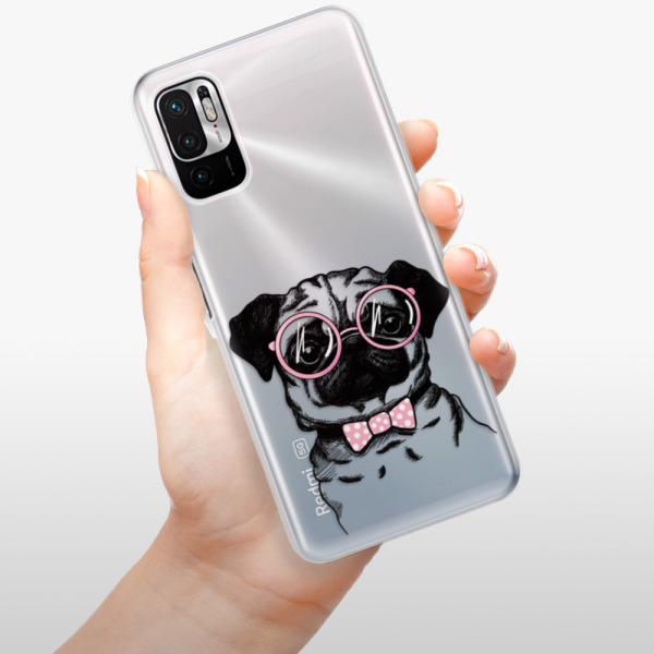 Silikonové pouzdro iSaprio - Xiaomi Redmi Note 10 5G / Xiaomi Poco M3 Pro 5G - The Pug
