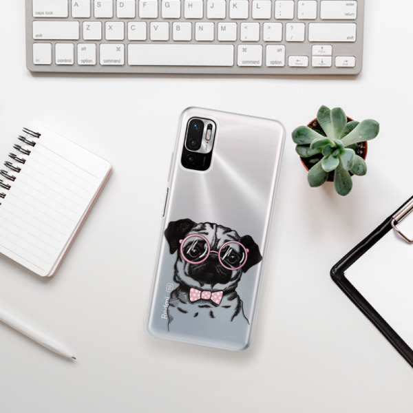 Silikonové pouzdro iSaprio - Xiaomi Redmi Note 10 5G / Xiaomi Poco M3 Pro 5G - The Pug