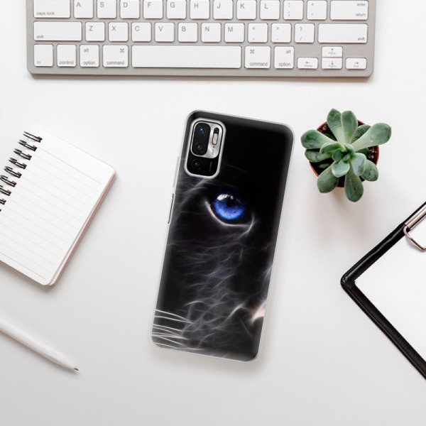 Silikonové pouzdro iSaprio - Xiaomi Redmi Note 10 5G / Xiaomi Poco M3 Pro 5G - Black Puma