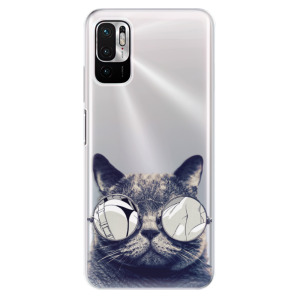 Silikonové pouzdro iSaprio - Xiaomi Redmi Note 10 5G / Xiaomi Poco M3 Pro 5G - Crazy Cat 01