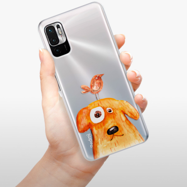 Silikonové pouzdro iSaprio - Xiaomi Redmi Note 10 5G / Xiaomi Poco M3 Pro 5G - Dog And Bird