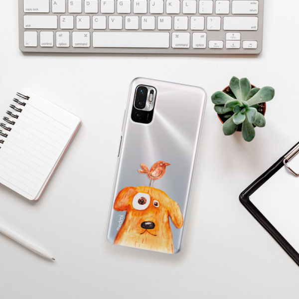 Silikonové pouzdro iSaprio - Xiaomi Redmi Note 10 5G / Xiaomi Poco M3 Pro 5G - Dog And Bird