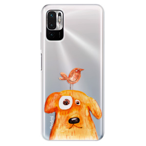 Silikonové pouzdro iSaprio - Xiaomi Redmi Note 10 5G / Xiaomi Poco M3 Pro 5G - Dog And Bird