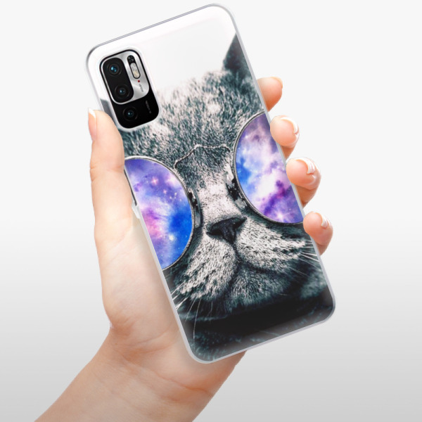 Silikonové pouzdro iSaprio - Xiaomi Redmi Note 10 5G / Xiaomi Poco M3 Pro 5G - Galaxy Cat