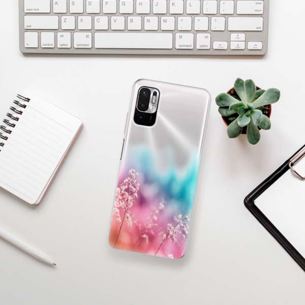 Silikonové pouzdro iSaprio - Xiaomi Redmi Note 10 5G / Xiaomi Poco M3 Pro 5G - Rainbow Grass