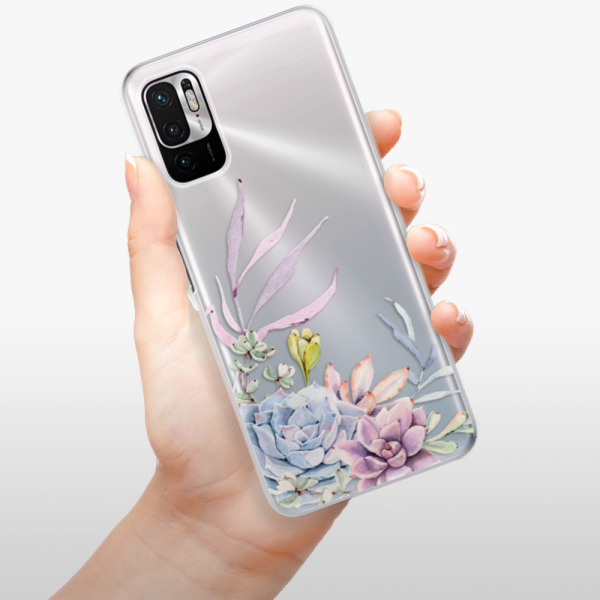 Silikonové pouzdro iSaprio - Xiaomi Redmi Note 10 5G / Xiaomi Poco M3 Pro 5G - Succulent 01