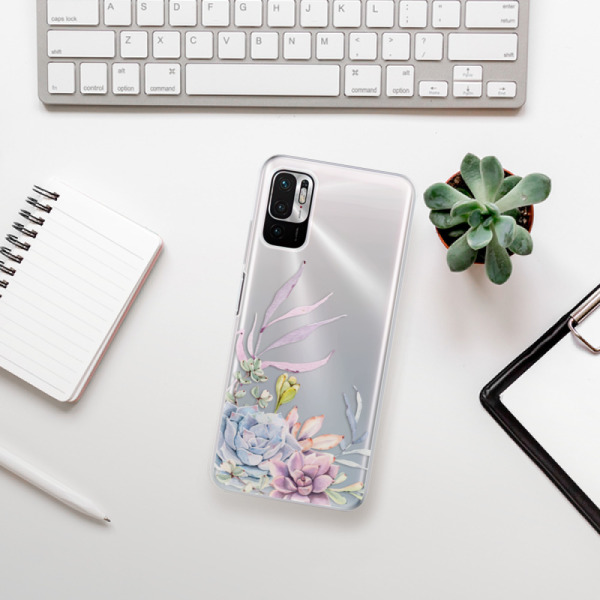 Silikonové pouzdro iSaprio - Xiaomi Redmi Note 10 5G / Xiaomi Poco M3 Pro 5G - Succulent 01