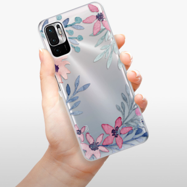 Silikonové pouzdro iSaprio - Xiaomi Redmi Note 10 5G / Xiaomi Poco M3 Pro 5G - Leaves and Flowers
